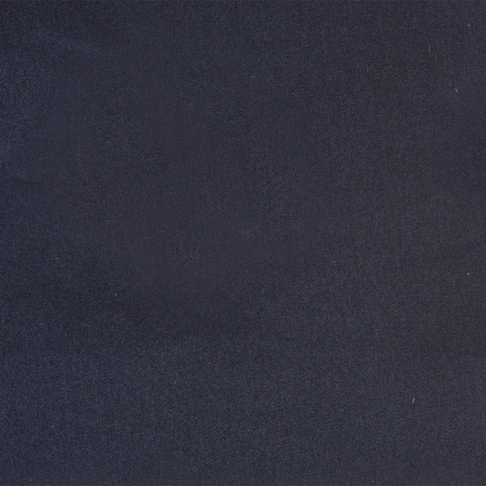 Navy Blue Solid (2 Meter) Tweed Wool Fabric-90754