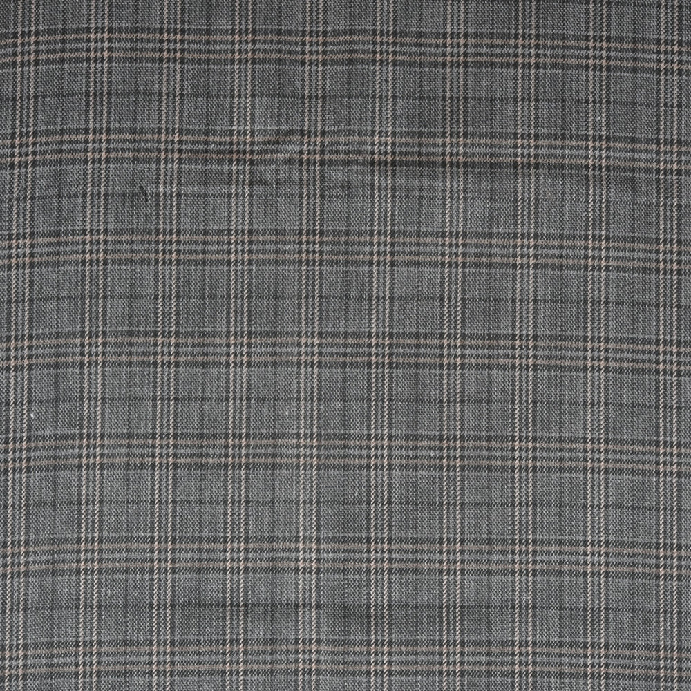 Gray-Black-Checks-Tweed-Wool-Fabric-90768