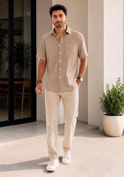 Men Premium Half Sleeves Shirt