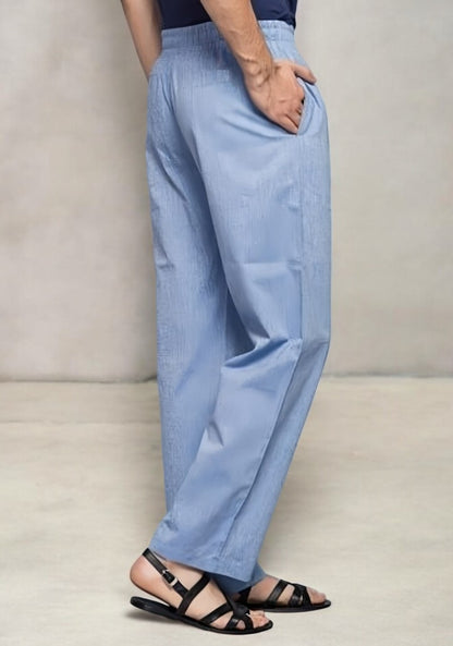 Denim Handloom Cotton Casual Men Pant-49087