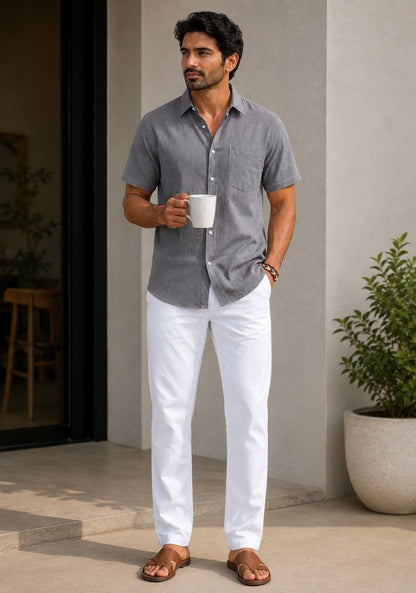 Men Premium Half Sleeves Shirt