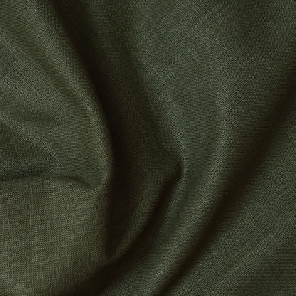 Linen Shirt Fabric(1.6 MTR) Linen Plain Army Green-90608