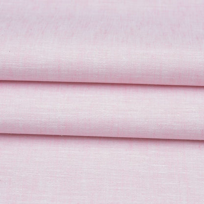 Linen Shirt Fabric(1.6 MTR) Linen Plain Baby Pink-90560