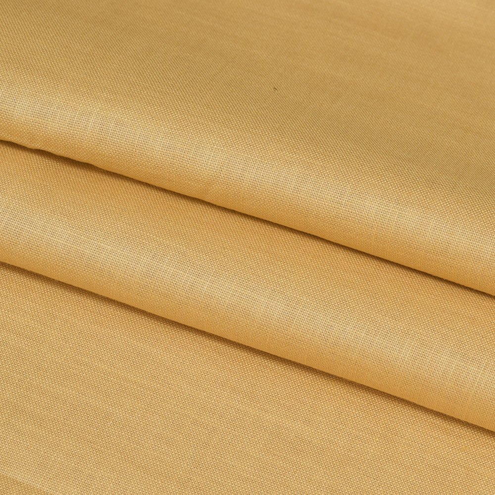 Linen Shirt Fabric(1.6 MTR) Linen Plain Beige-90603