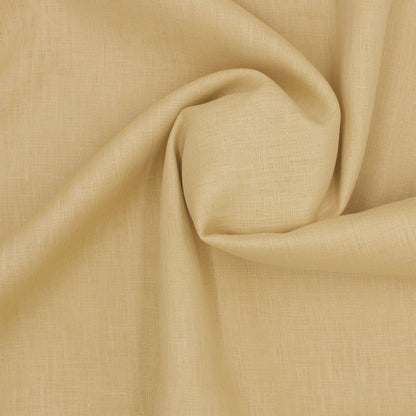 Linen Shirt Fabric(1.6 MTR) Linen Plain Beige-90611