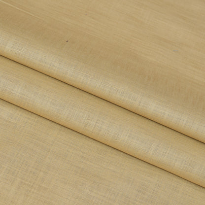 Linen Shirt Fabric(1.6 MTR) Linen Plain Beige-90611