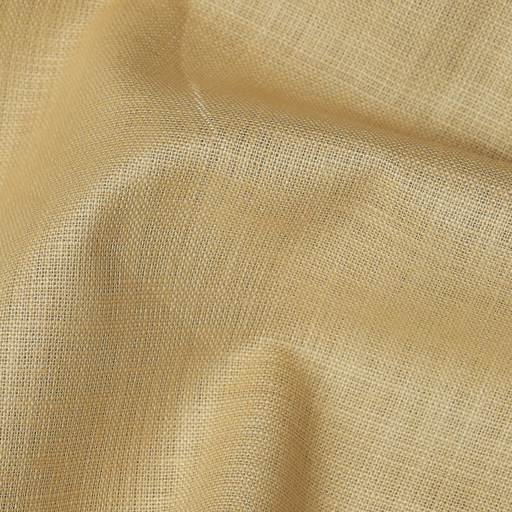 Linen Shirt Fabric(1.6 MTR) Linen Plain Beige-90611