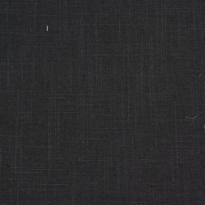 Linen Shirt Fabric(1.6 MTR) Linen Plain Black-90554