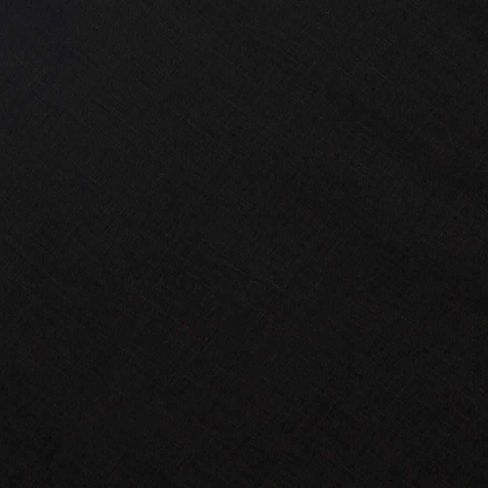 Linen Shirt Fabric(1.6 MTR) Linen Plain Black-90624