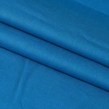 Linen Shirt Fabric(1.6 MTR) Linen Plain Blue-90604