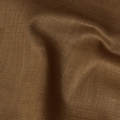 Linen Shirt Fabric(1.6 MTR) Linen Plain Brown-90618