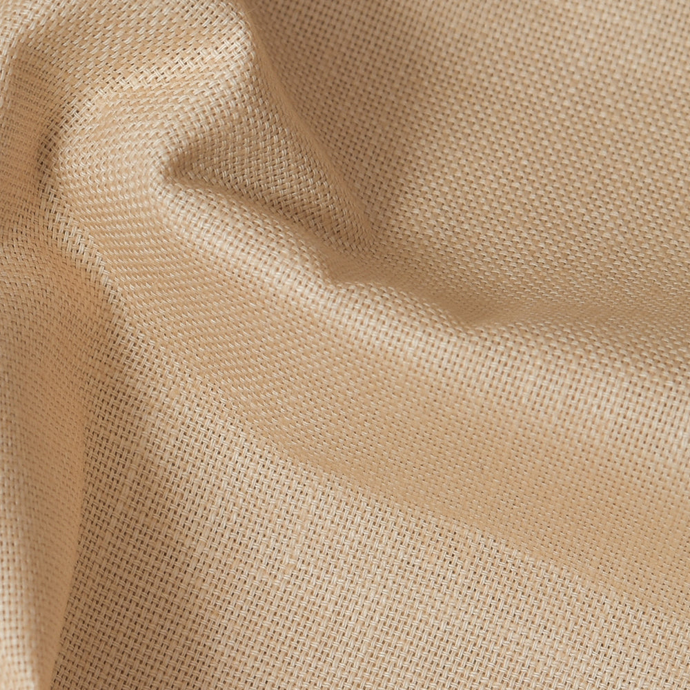 Linen Shirt Fabric(1.6 MTR) Linen Plain Cream-90610