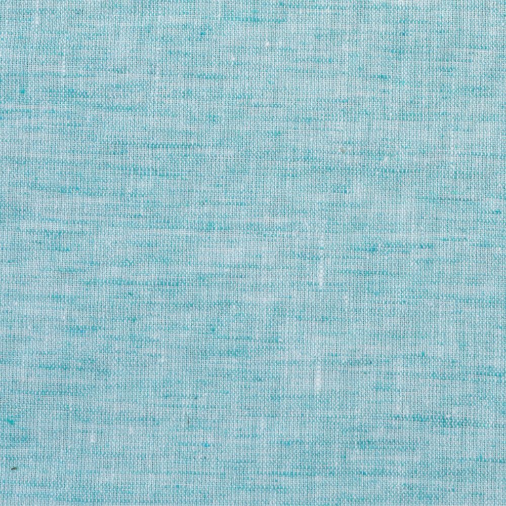 Linen Shirt Fabric(1.6 MTR) Linen Plain Cyan-90558