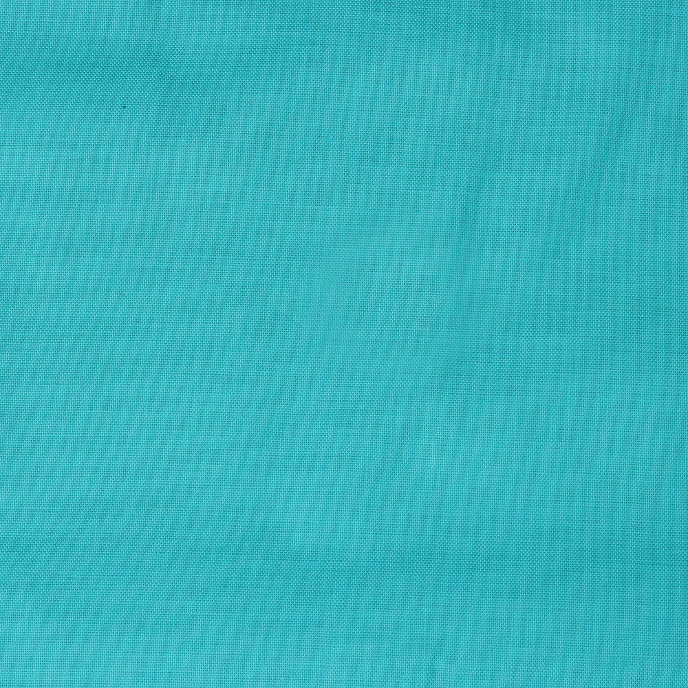 Linen Shirt Fabric(1.6 MTR) Linen Plain Cyan-90623