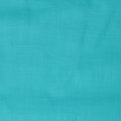 Linen Shirt Fabric(1.6 MTR) Linen Plain Cyan-90623