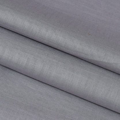 Linen Shirt Fabric(1.6 MTR) Linen Plain Dark Gray-90627