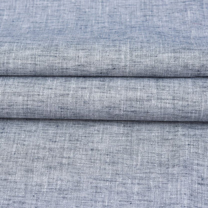 Linen Shirt Fabric(1.6 MTR) Linen Plain Gray-90553