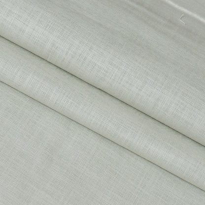 Linen Shirt Fabric(1.6 MTR) Linen Plain Light Gray-90607