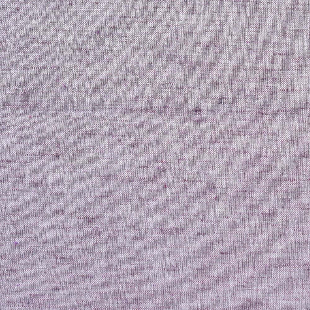 Linen Shirt Fabric(1.6 MTR) Linen Plain Purple-90564