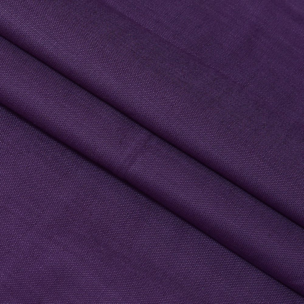 Linen Shirt Fabric(1.6 MTR) Linen Plain Purple-90602