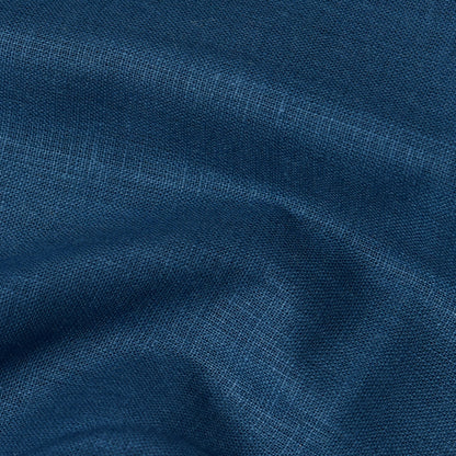 Linen Shirt Fabric(1.6 MTR) Linen Plain Teal Blue-90606