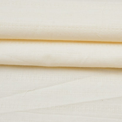 Premium Shirt Fabric(1.6 MTR) Dobby Plain Beige-90551