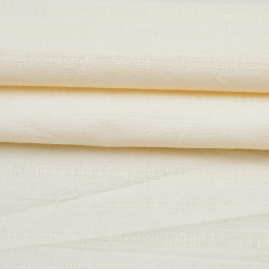 Premium Shirt Fabric(1.6 MTR) Dobby Plain Beige-90551