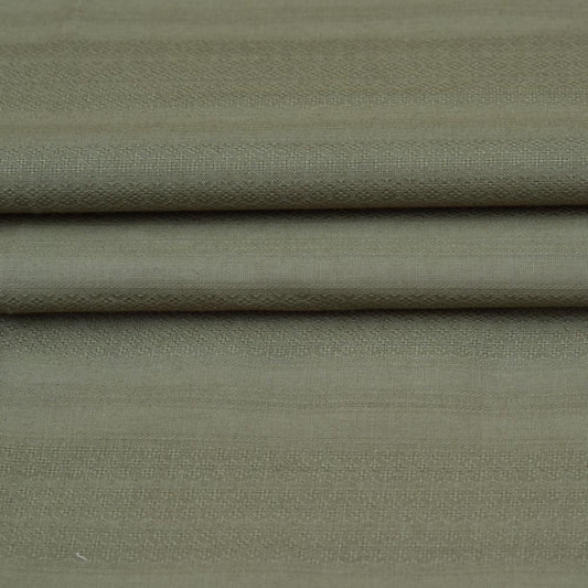 Premium Shirt Fabric(1.6 MTR) Dobby Plain Olive Green-90550