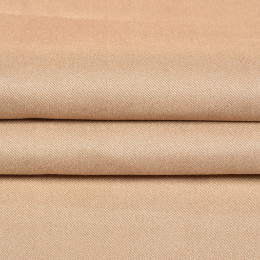 Cream-Solid-Tweed-Wool-Fabric-90751