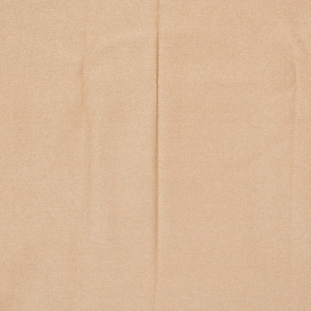 Cream Solid (2 Meter) Tweed Wool Fabric-90751