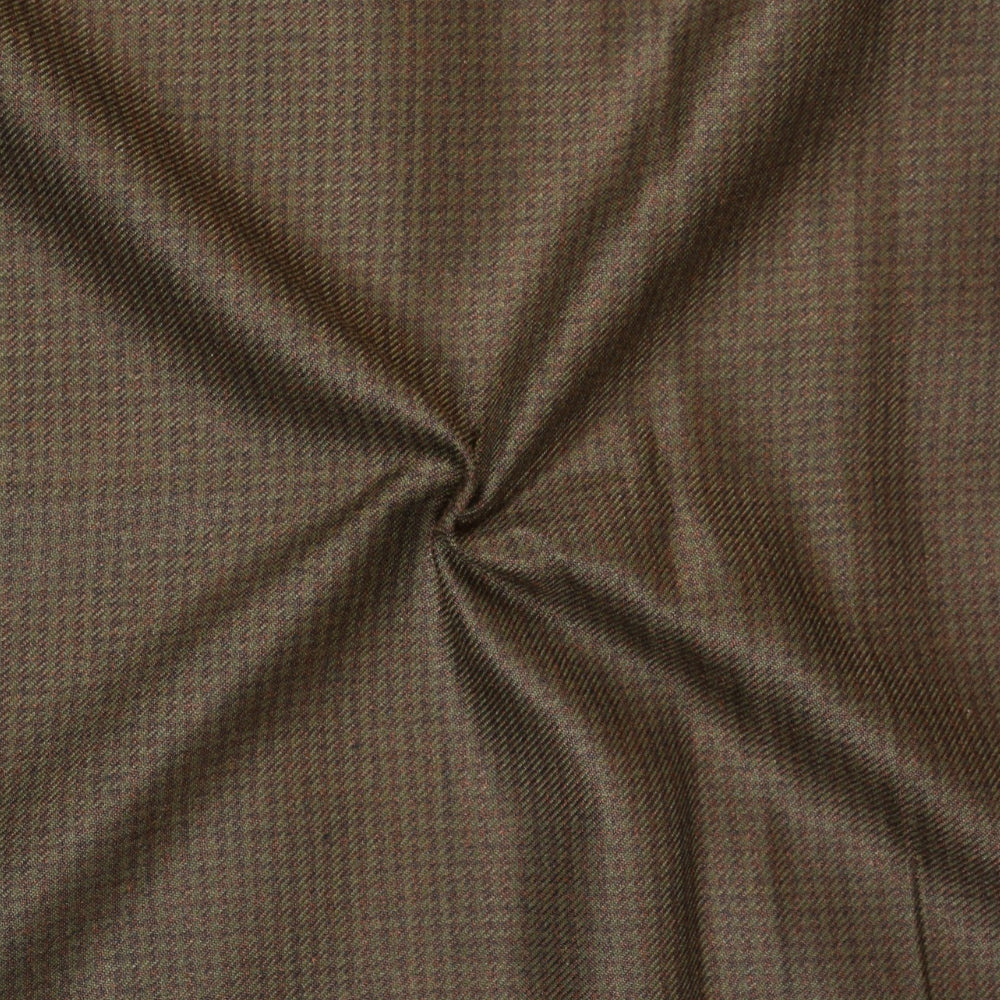 Brown-Black-Checks-Tweed-Wool-Fabric-90762