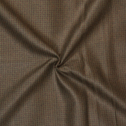 Brown-Black-Checks-Tweed-Wool-Fabric-90762