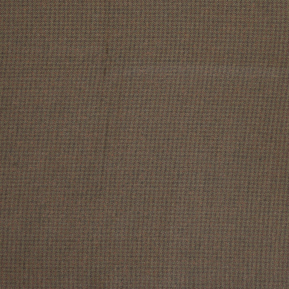 Brown-Black-Checks-Tweed-Wool-Fabric-90762
