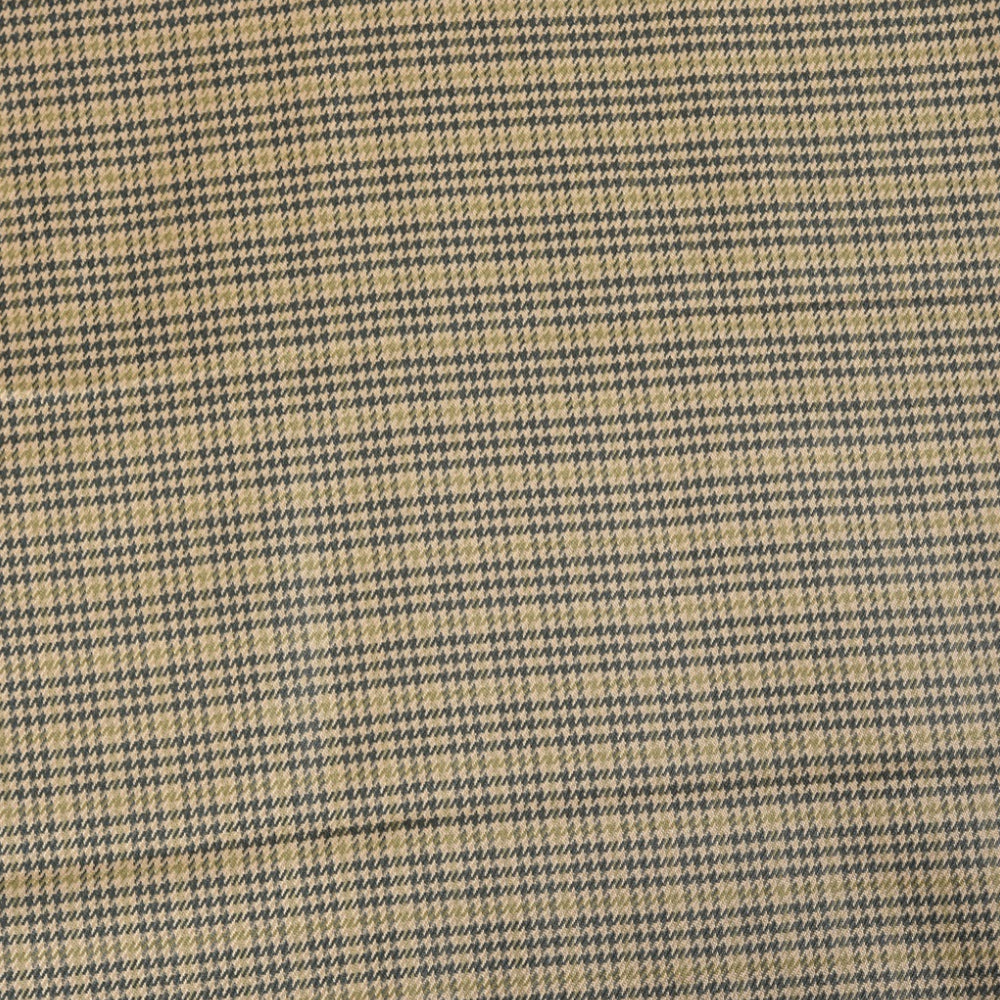 Beige-Black-Checks-Tweed-Wool-Fabric-90764