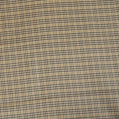 Beige-Black-Checks-Tweed-Wool-Fabric-90764