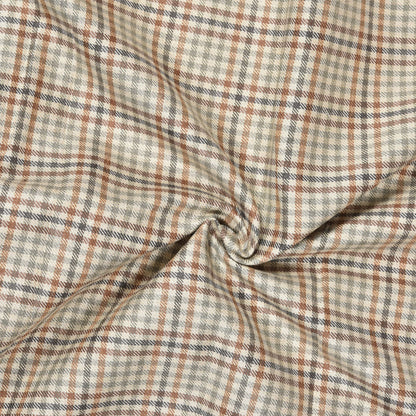 Beige-Brown-Checks-Tweed-Wool-Fabric-90765