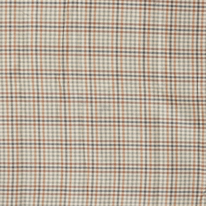 Beige-Brown-Checks-Tweed-Wool-Fabric-90765