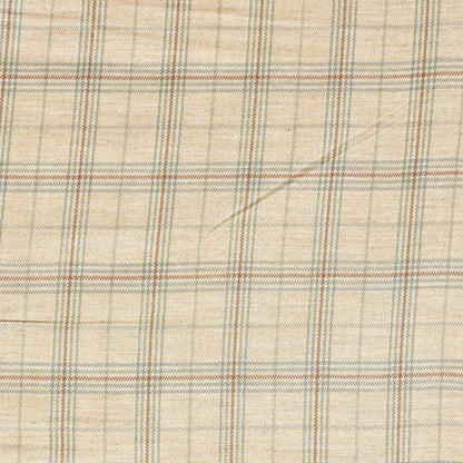 Beige-Green-Checks-Tweed-Wool-Fabric-90766