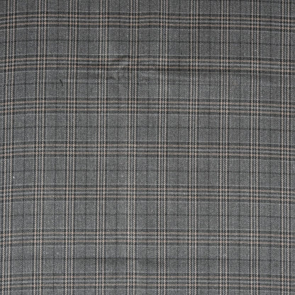 Gray-Black-Checks-Tweed-Wool-Fabric-90768
