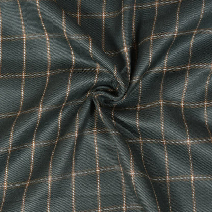 Green-White-Checks-Tweed-Wool-Fabric-90770