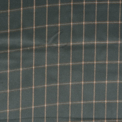 Green-White-Checks-Tweed-Wool-Fabric-90770
