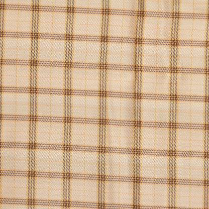 Beige-Brown-Checks-Tweed-Wool-Fabric-90772