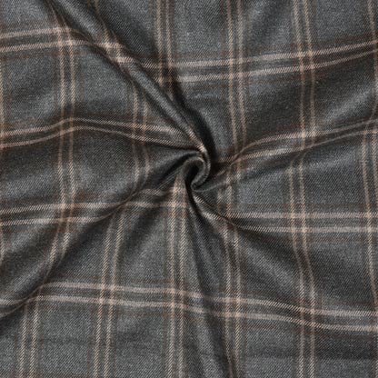 Black-Beige-Checks-Tweed-Wool-Fabric-90774