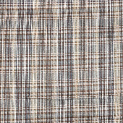 Beige-Brown-Checks-Tweed-Wool-Fabric-90775