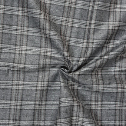 Gray-Black-Checks-Tweed-Wool-Fabric-90779