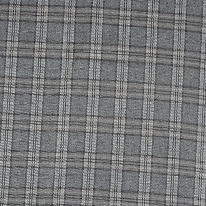 Gray-Black-Checks-Tweed-Wool-Fabric-90779