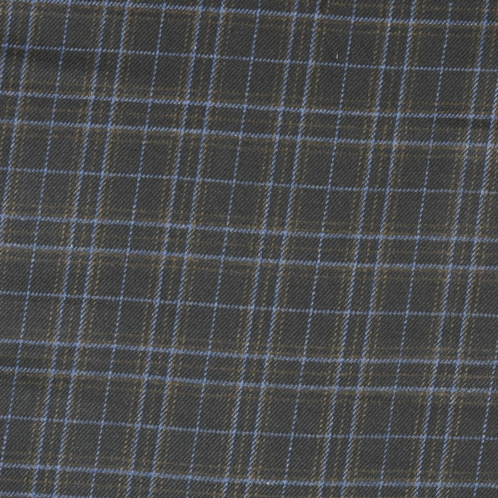 Black-Blue-Checks-Tweed-Wool-Fabric-90782