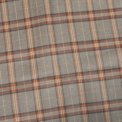 Gray-Brown-Checks-Tweed-Wool-Fabric-90786