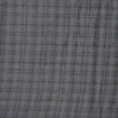 Gray-Black-Checks-Tweed-Wool-Fabric-90787