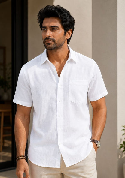 Men Premium Half Sleeves Shirt
